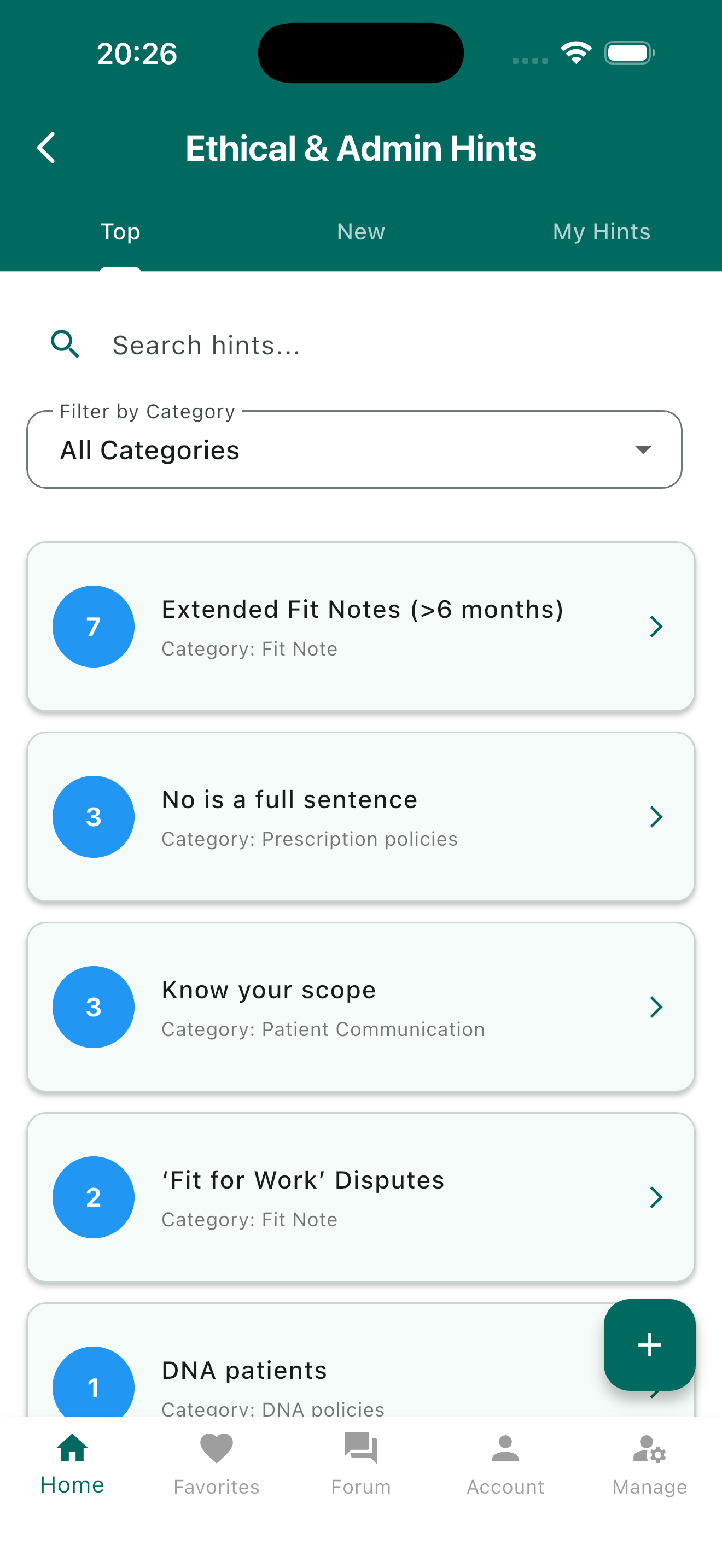 Ethical and admin hints