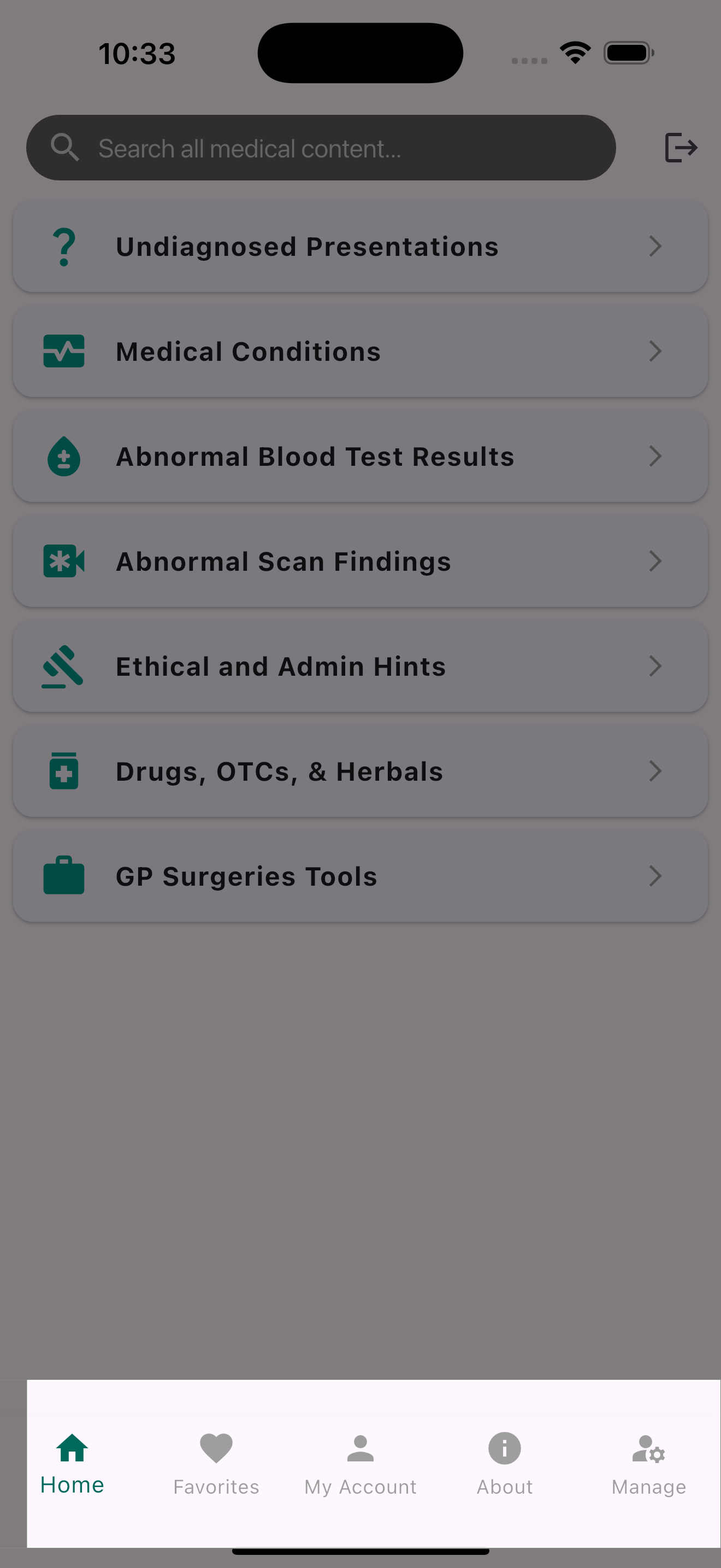 Bottom navigation bar